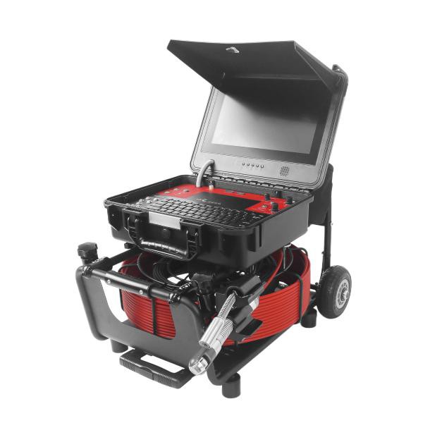 Dual 33mm & 23mm Self-Leveling CCTV Sewer Pipe Camera with Dual Cable Reel